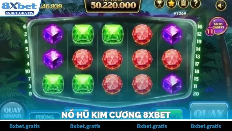 Nổ Hũ Kim Cương 8XBET – Slot Quay Hũ Chủ Đề 88 Triệu